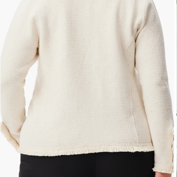 NIC+ZOE Women's Ivory Blazer - Picture 2 of 7